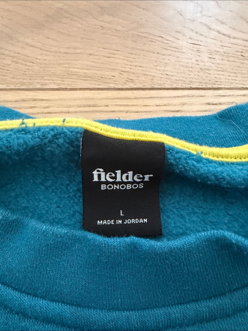Bonobos Teal Crewneck Top & Shorts Pajama Set - Picture 2 of 4
